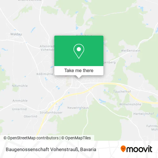 Карта Baugenossenschaft Vohenstrauß