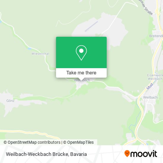 Weilbach-Weckbach Brücke map