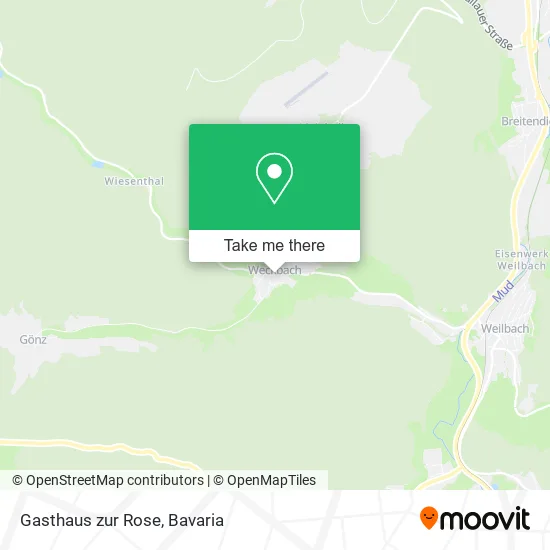 Карта Gasthaus zur Rose