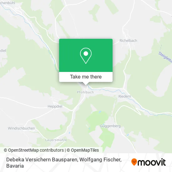 Карта Debeka Versichern Bausparen, Wolfgang Fischer