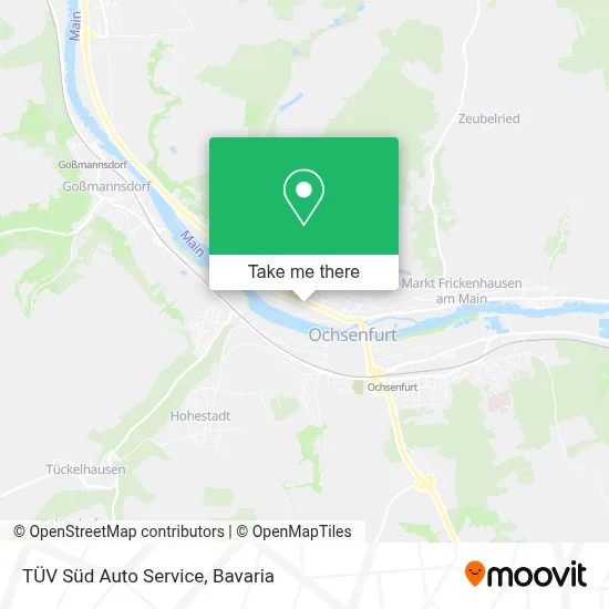 TÜV Süd Auto Service map