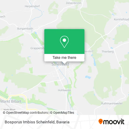 Bosporus Imbiss Scheinfeld map
