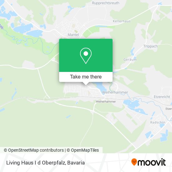 Living Haus I d Oberpfalz map