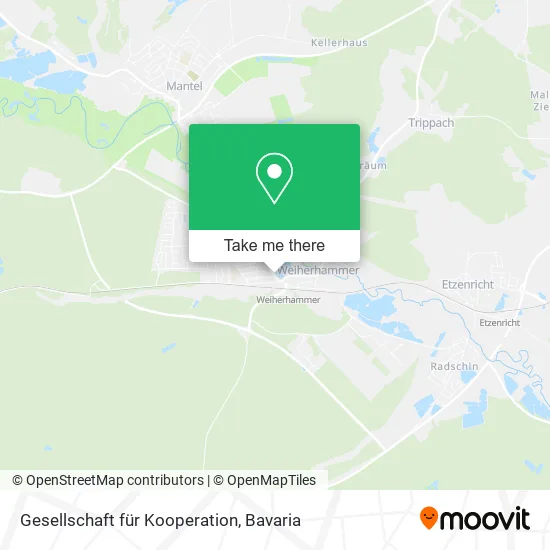 Карта Gesellschaft für Kooperation