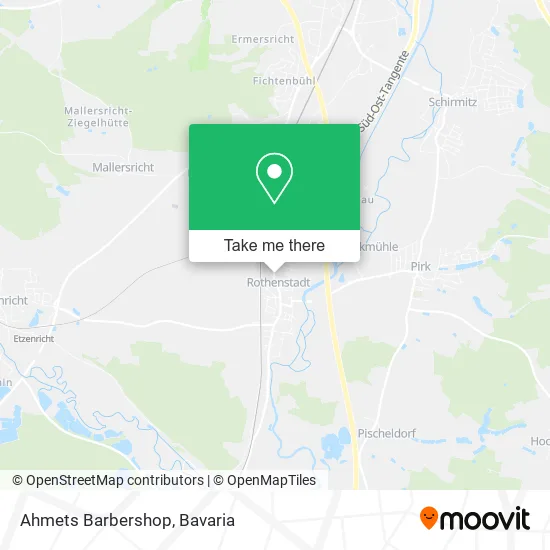 Ahmets Barbershop map