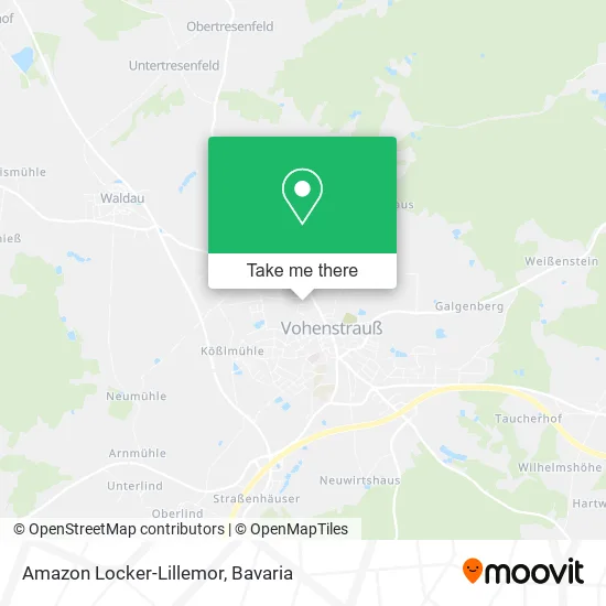 Карта Amazon Locker-Lillemor