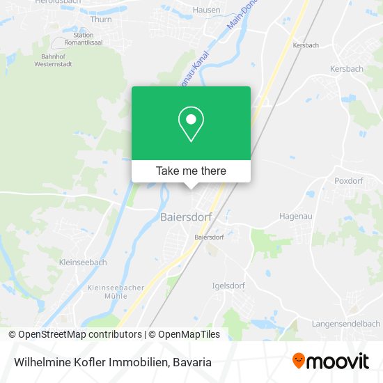 Wilhelmine Kofler Immobilien map