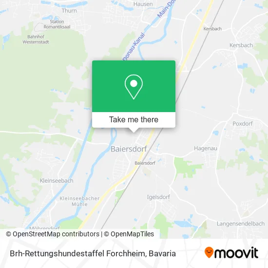 Карта Brh-Rettungshundestaffel Forchheim