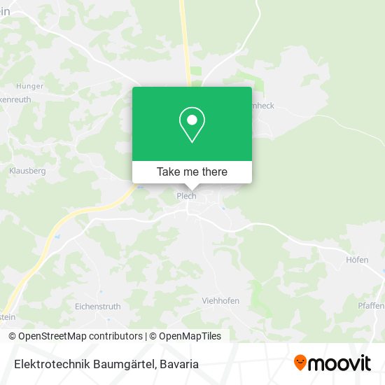 Elektrotechnik Baumgärtel map
