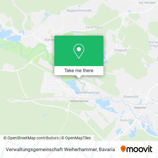 Verwaltungsgemeinschaft Weiherhammer map