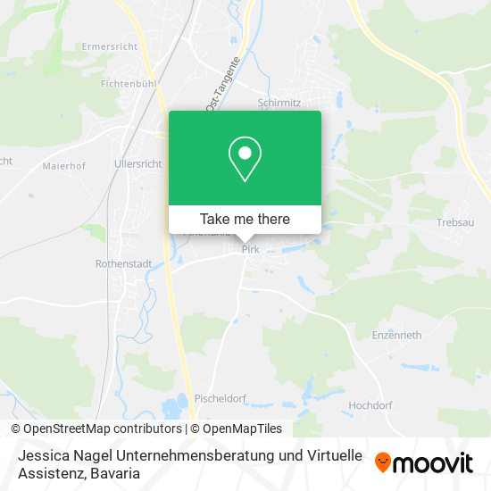 Jessica Nagel Unternehmensberatung und Virtuelle Assistenz map