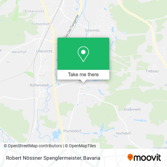 Robert Nössner Spenglermeister map