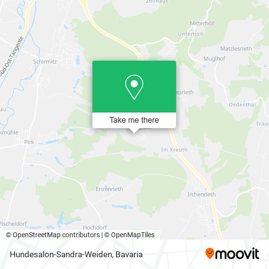 Hundesalon-Sandra-Weiden map