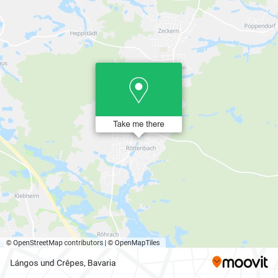 Lángos und Crêpes map