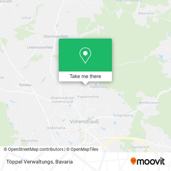 Töppel Verwaltungs map
