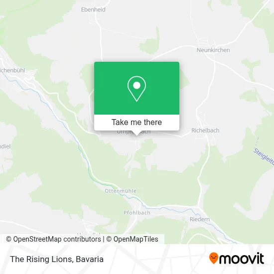 The Rising Lions map