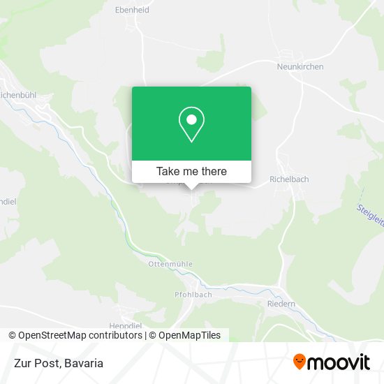 Zur Post map