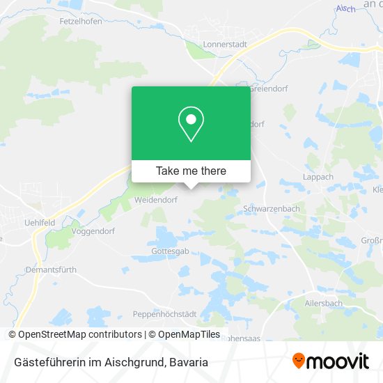 Gästeführerin im Aischgrund map