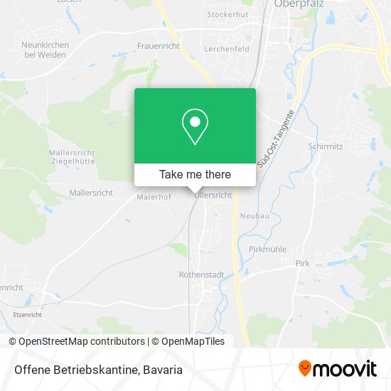 Offene Betriebskantine map