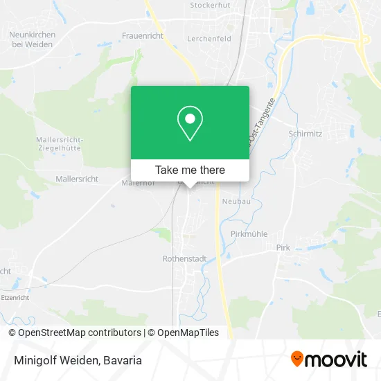 Карта Minigolf Weiden