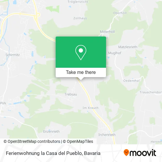 Карта Ferienwohnung la Casa del Pueblo