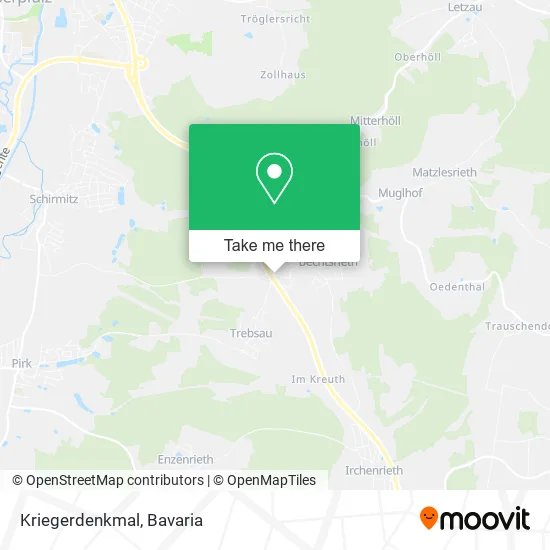 Карта Kriegerdenkmal