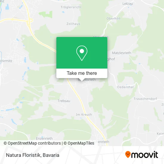 Карта Natura Floristik