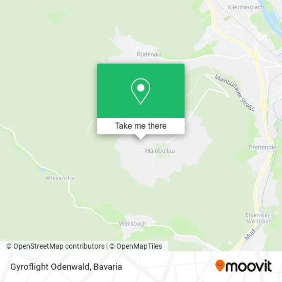 Карта Gyroflight Odenwald