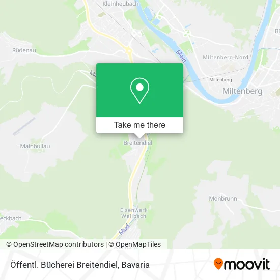 Карта Öffentl. Bücherei Breitendiel