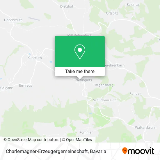 Карта Charlemagner-Erzeugergemeinschaft
