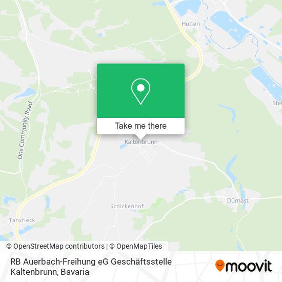 RB Auerbach-Freihung eG Geschäftsstelle Kaltenbrunn map