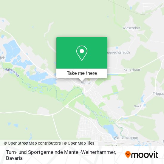 Turn- und Sportgemeinde Mantel-Weiherhammer map