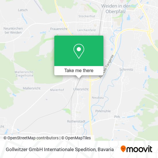 Gollwitzer GmbH Internationale Spedition map