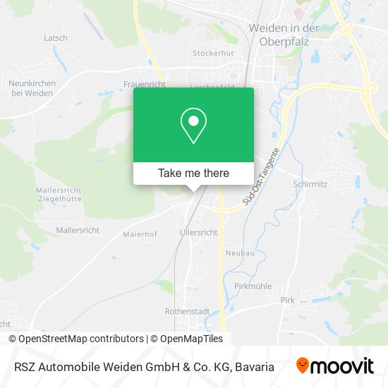 RSZ Automobile Weiden GmbH & Co. KG map