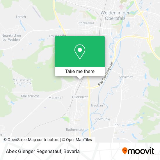 Abex Gienger Regenstauf map