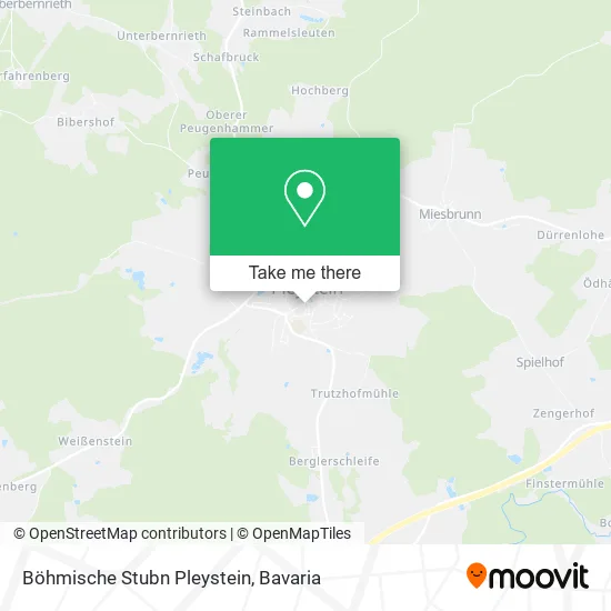 Карта Böhmische Stubn Pleystein