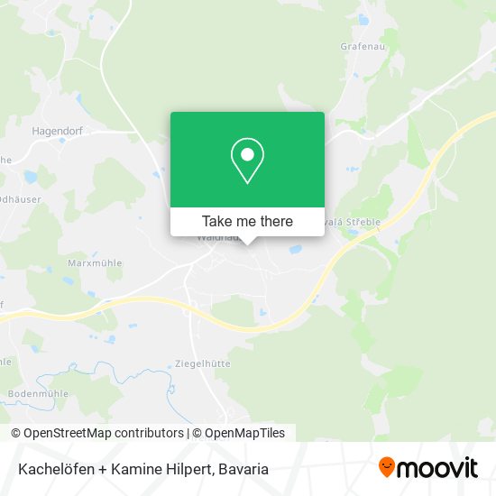 Kachelöfen + Kamine Hilpert map