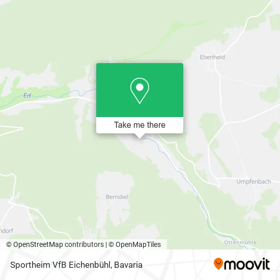 Карта Sportheim VfB Eichenbühl