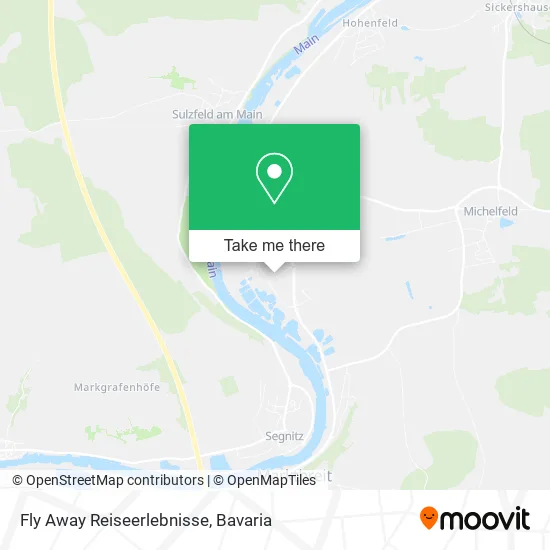 Карта Fly Away Reiseerlebnisse