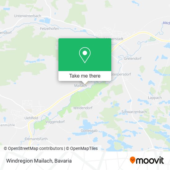 Карта Windregion Mailach