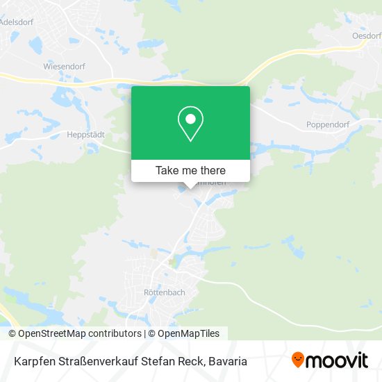 Karpfen Straßenverkauf Stefan Reck map
