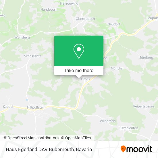 Haus Egerland DAV Bubenreuth map