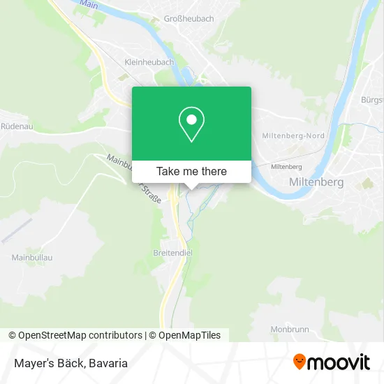 Карта Mayer's Bäck