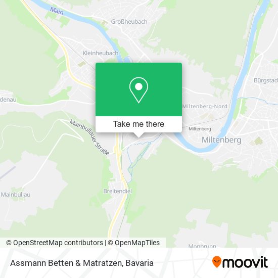 Assmann Betten & Matratzen map