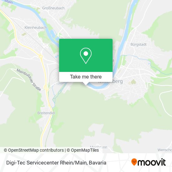 Карта Digi-Tec Servicecenter Rhein / Main