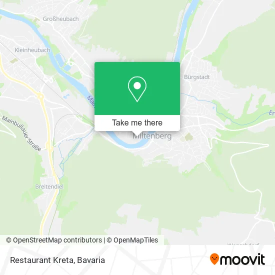 Restaurant Kreta map