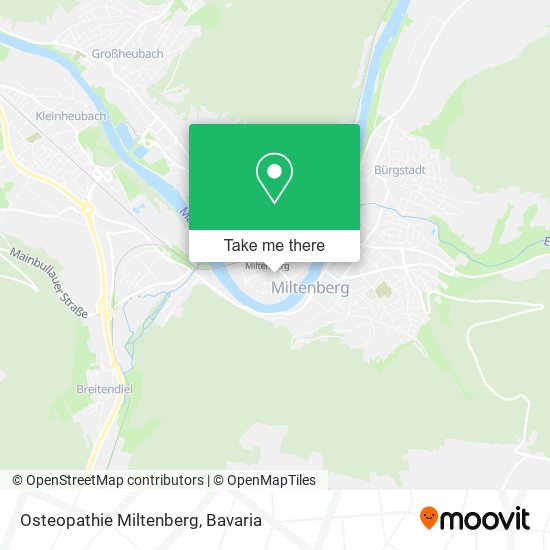 Osteopathie Miltenberg map