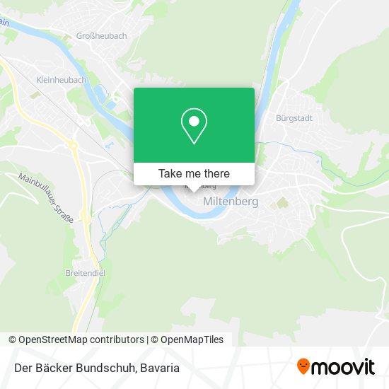 Der Bäcker Bundschuh map