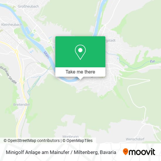 Карта Minigolf Anlage am Mainufer / Miltenberg