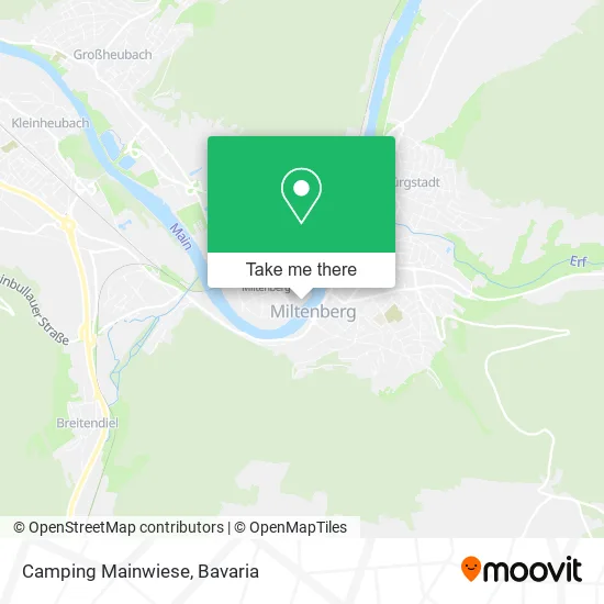 Карта Camping Mainwiese